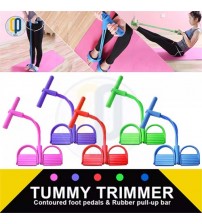 Rubber Pull Exerciser Reducer Slimming Waist Tummy Trimmer